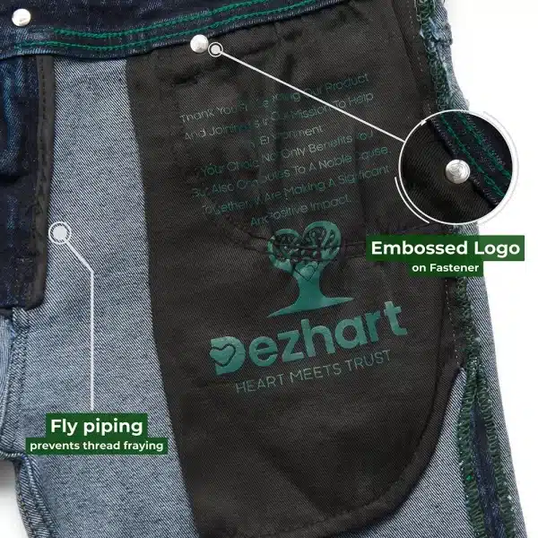 Stylish DEZHART jeans with signature detailing, embodying the trust of SITL Enterprise LLC.”