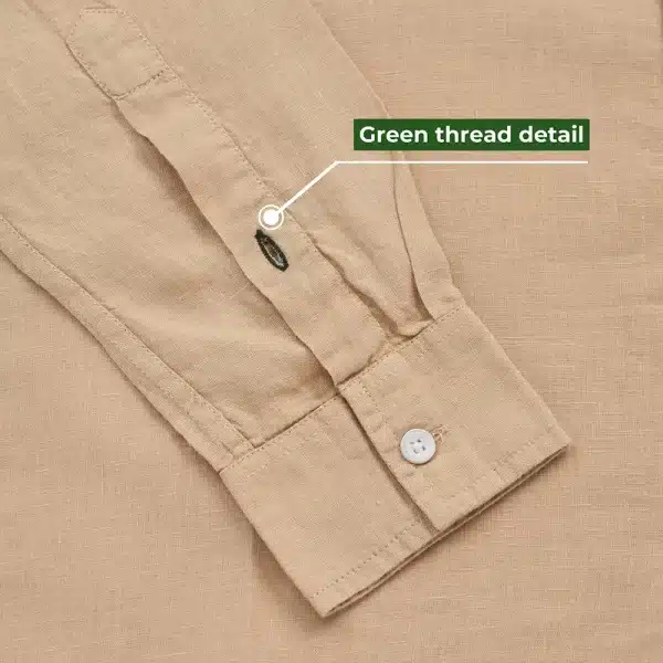 DEZHART shirt cuff detail, highlighting SITL Enterprise LLC’s commitment to quality where heart meets trust.