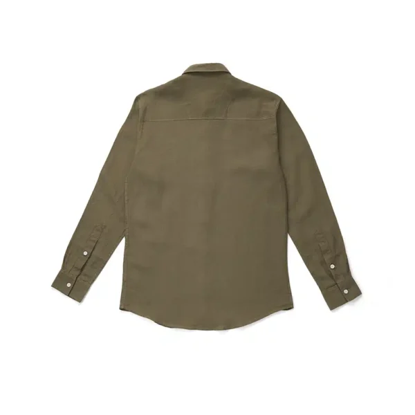 Brown Linen Shirt for Men – Rich & Sophisticated - Image 3