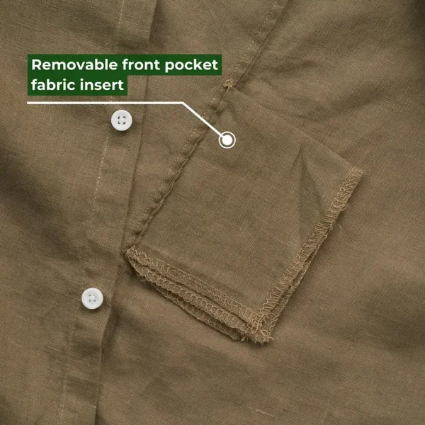 Brown Linen Shirt for Men – Rich & Sophisticated - Image 5