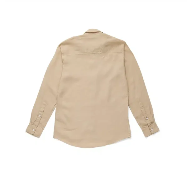 Beige Linen Shirt for Men – Versatile & Stylish - Image 3