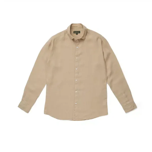 Beige Linen Shirt for Men – Versatile & Stylish