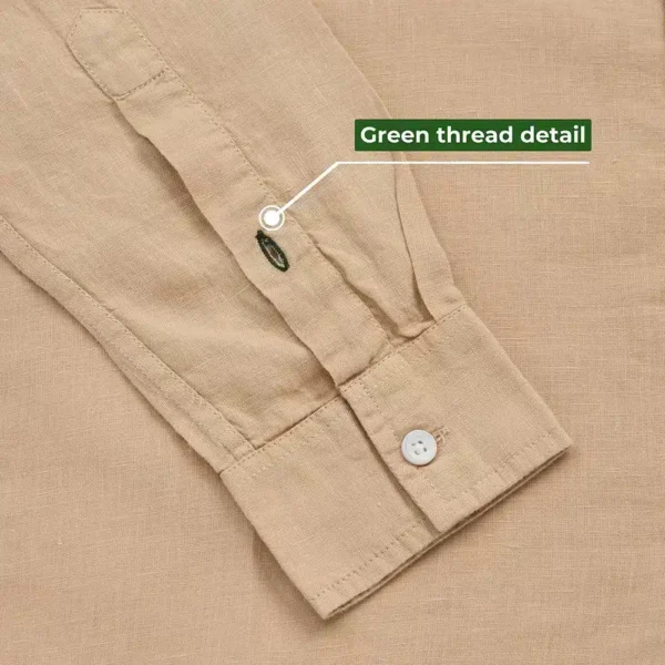 Beige Linen Shirt for Men – Versatile & Stylish - Image 5