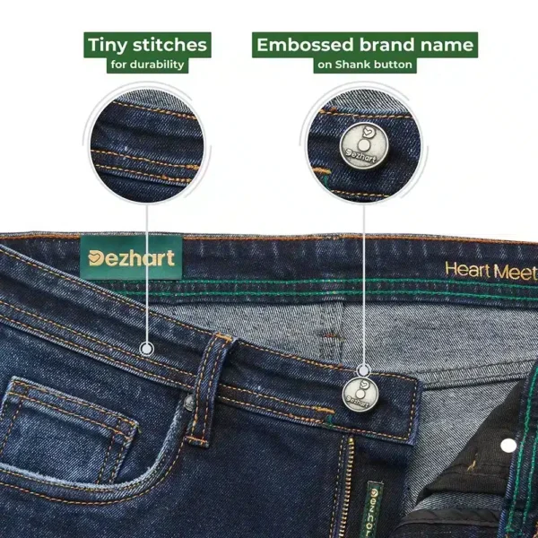 Sustainable Dark Blue Jeans - Image 4
